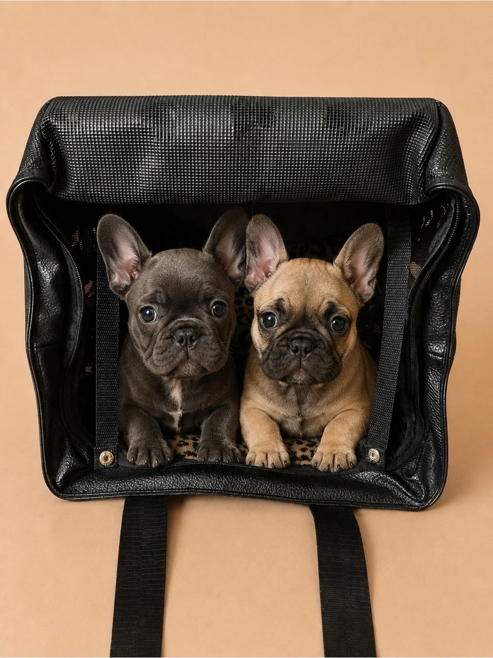 Mystere Shopper Rolling Pet Carrier by JCLA- Jeanne Chinn Los Angeles